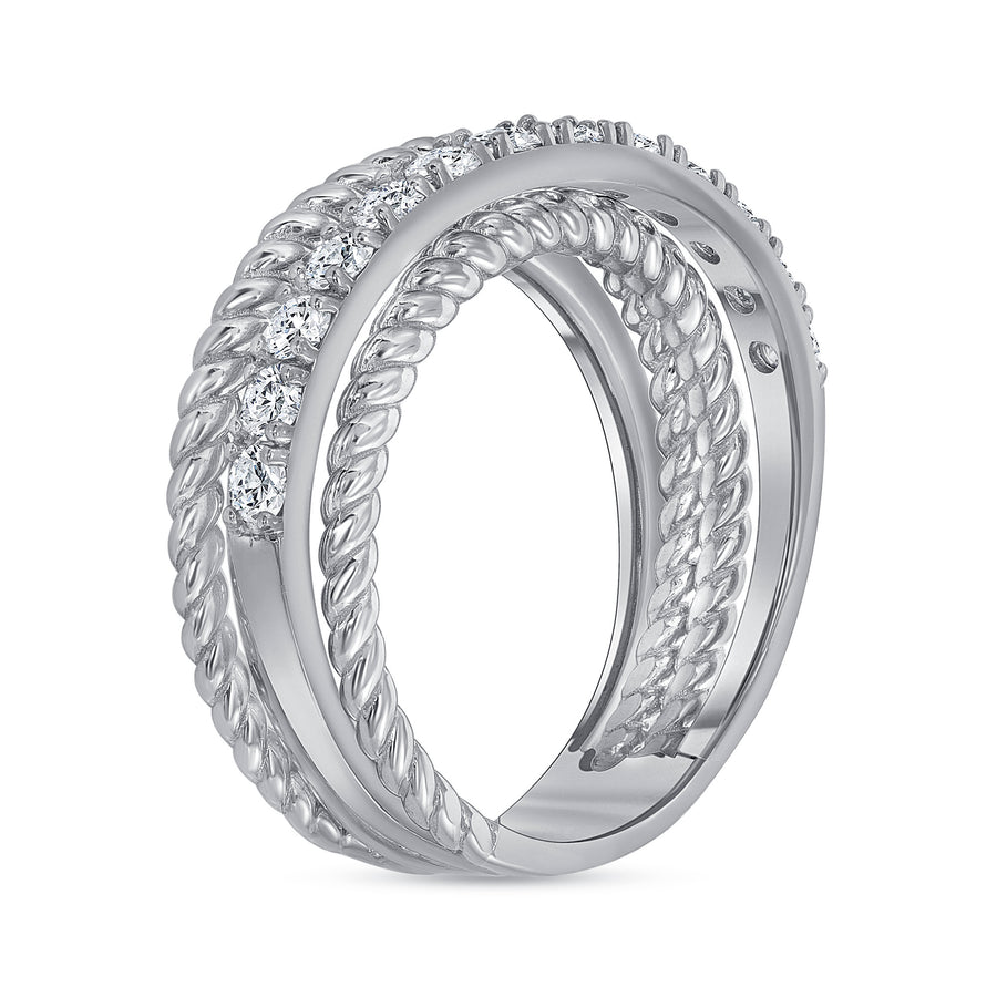 white gold layered diamond wedding ring