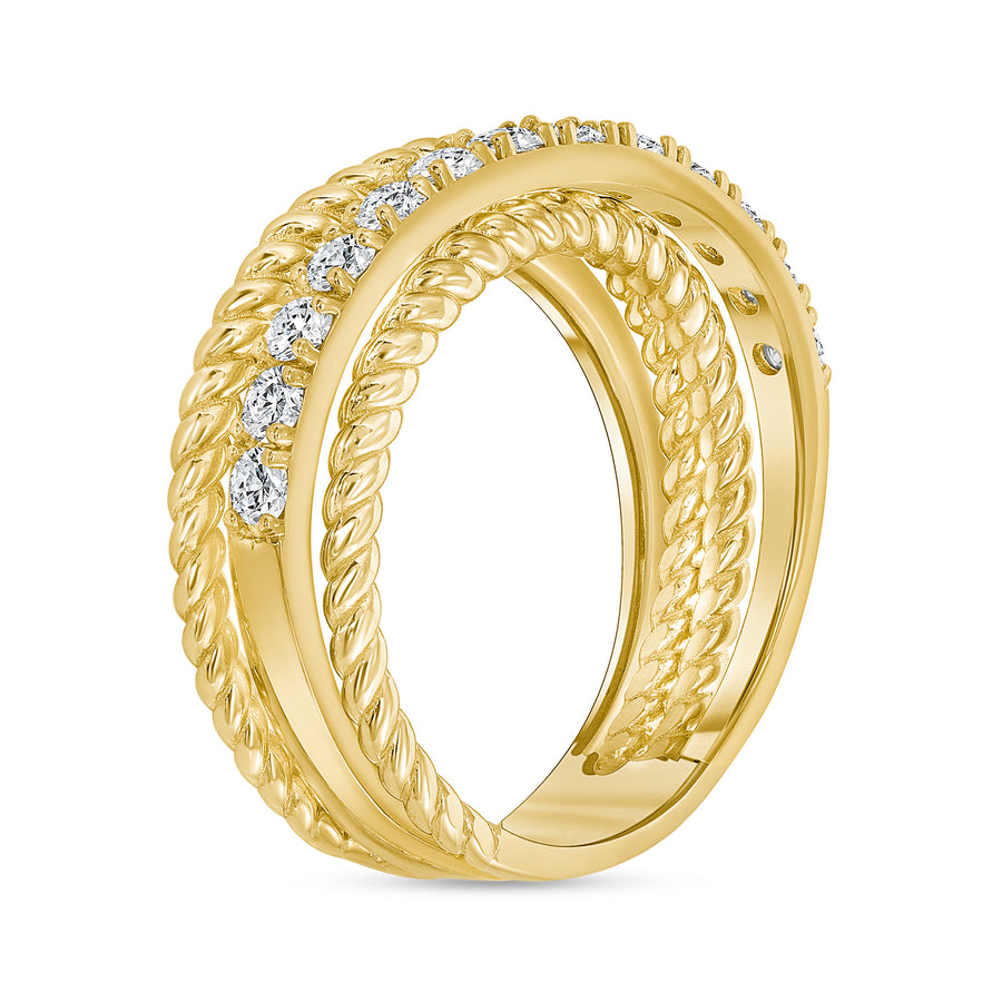 gold layered diamond wedding ring