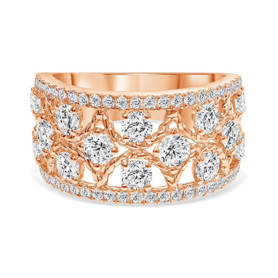 diamond fashion rings rose gold