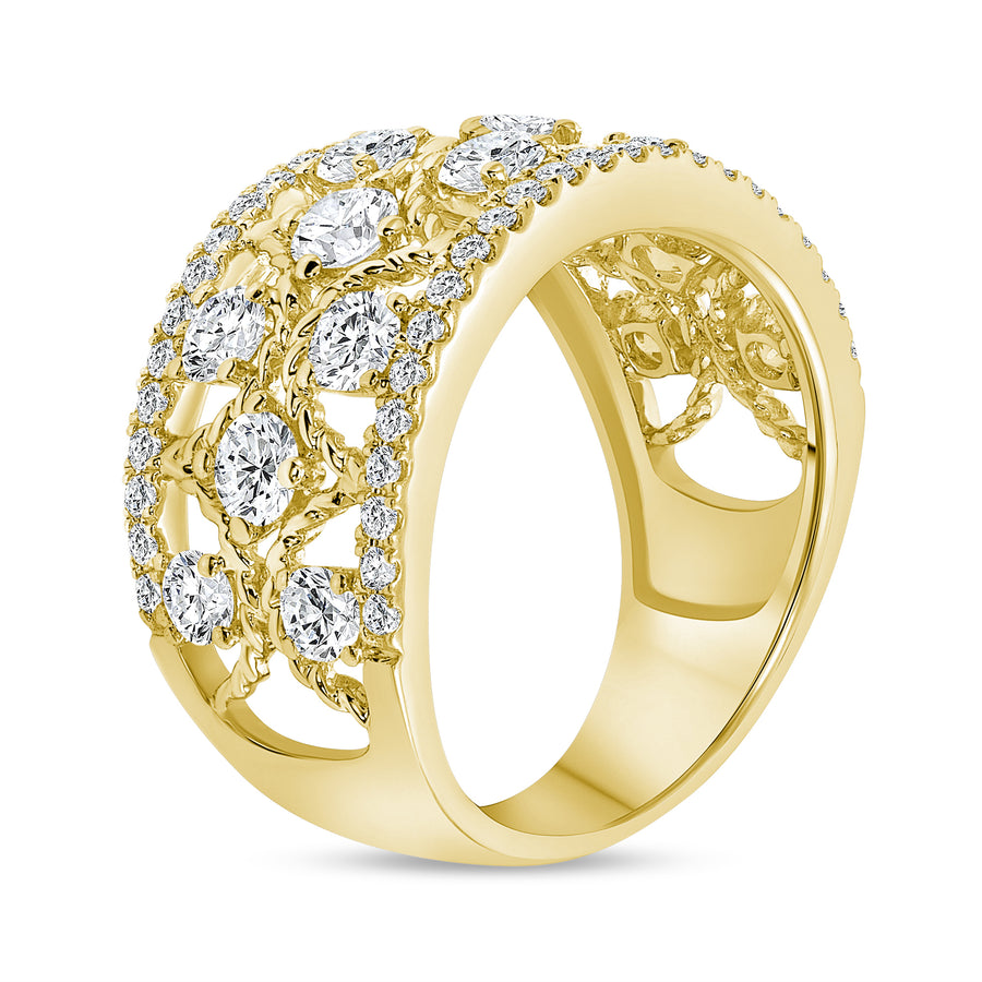 diamond fashion rings gold