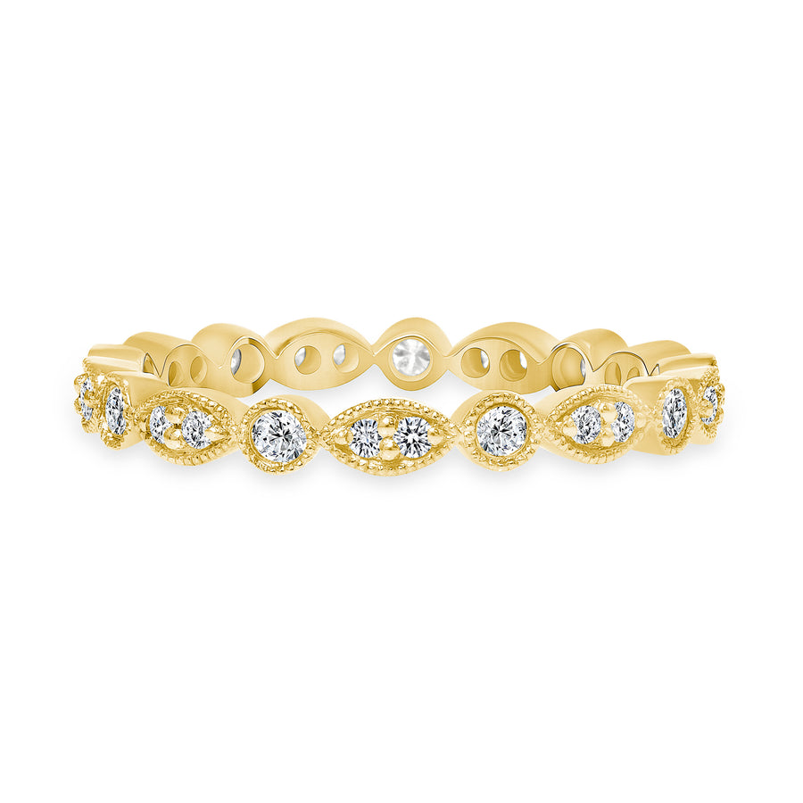 giant diamond stacking wedding ring gold