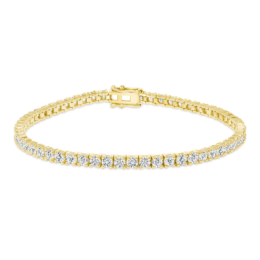 14k Gold Diamond Tennis bracelet