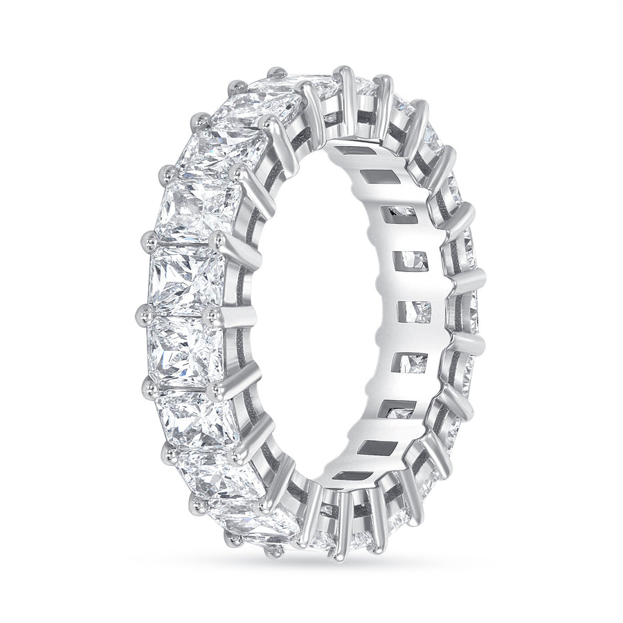 radiant diamond ring white gold