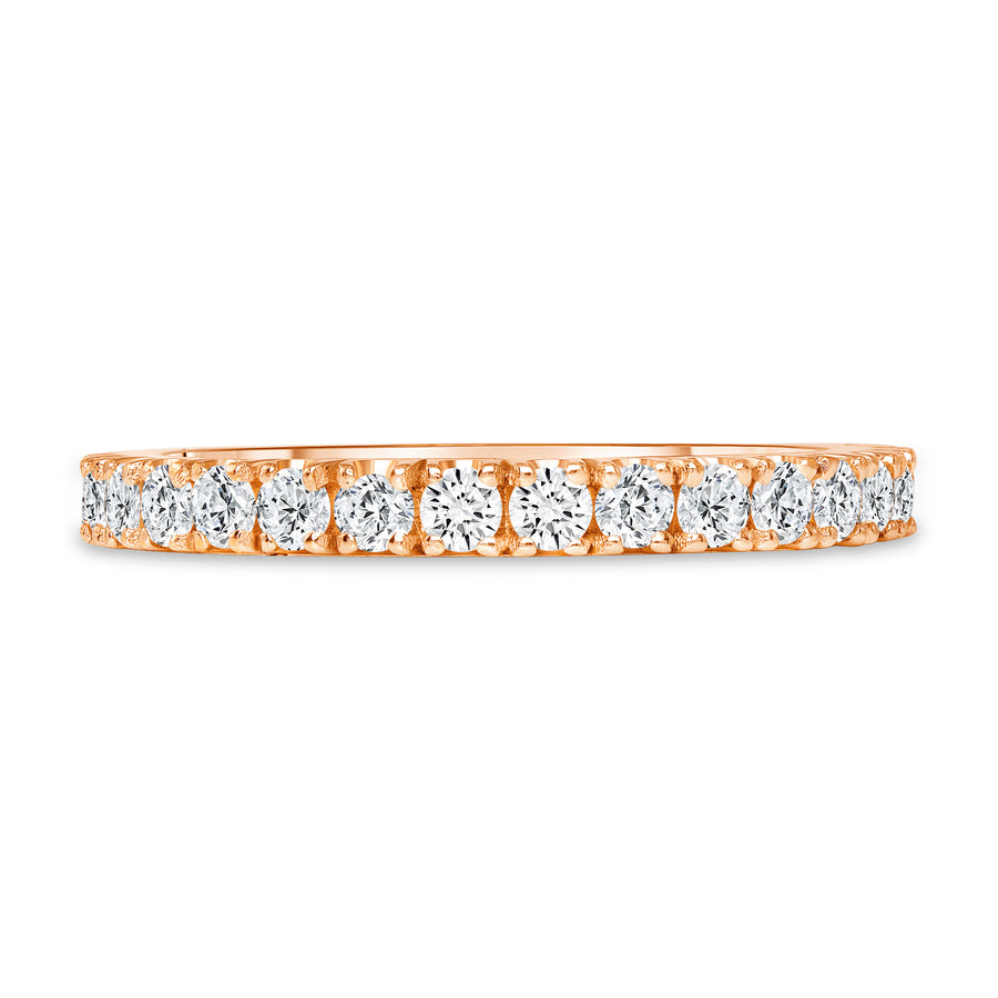 classic diamond ring rose gold