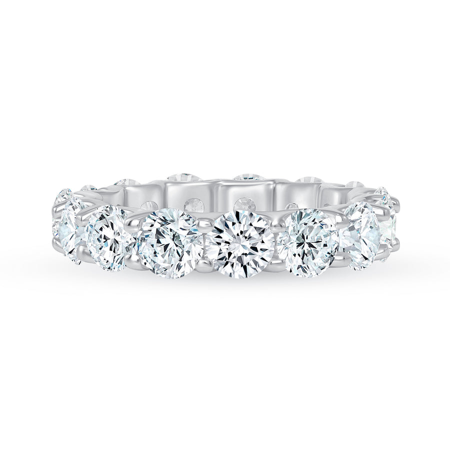 diamond stackable wedding ring white gold