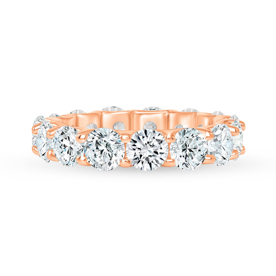 Round Diamond Eternity Band