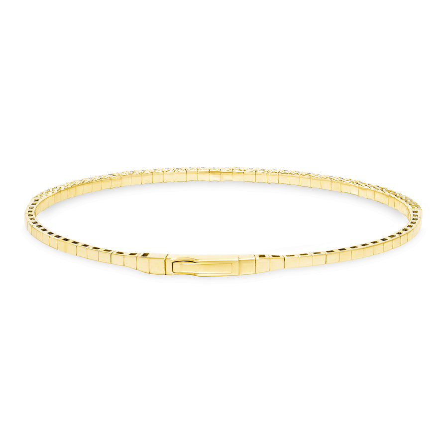 diamond gold bangle
