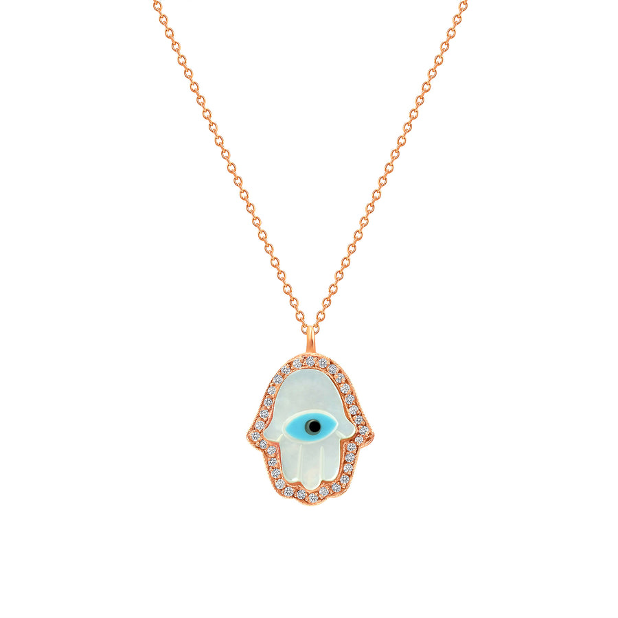Marquise Diamond Evil Eye Necklace