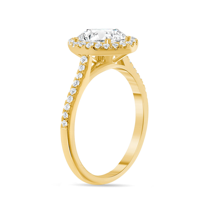 oval halo diamond engagement ring gold