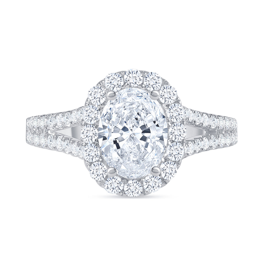Venice Halo Engagement Ring (setting only) - Soha Diamond Co.™